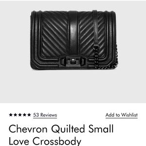 Rebecca Minkoff small Love crossbody